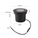Ver imagem 6 de Embutido de Solo Led Nordecor Venna Of 6620 15w 12° Alto Irc 97 24v Preto