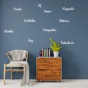 Ver imagem 1 de Kit de Adesivos Palavras Motivação Gratidão Família Amor Saúde Parede Fácil Aplicação Kanto Store Ad