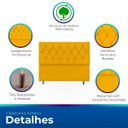 Ver imagem 3 de Cabeceira Estofada para Cama de Casal 140 Athena Suede