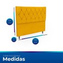 Ver imagem 6 de Cabeceira Estofada para Cama de Casal 140 Athena Suede