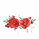 Ver imagem 2 de Cortina para Cozinha Cascata Renda Customizada Estampa Flores