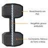 Par de Halteres Dumbell Cement Sextavado Bonafit 8kg Preto - 5
