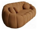 Ver imagem 3 de Namoradeira Concha Decorativa 190cm Sala Suede:cappuccino/liso