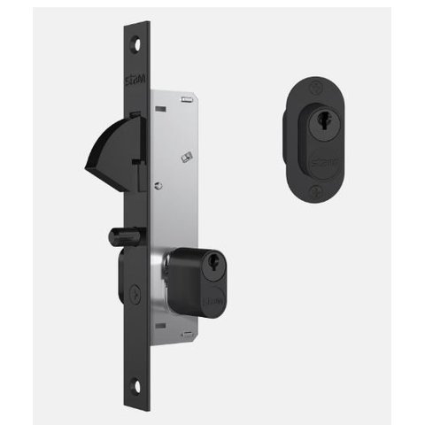 Fechadura Porta de Correr Stam 901 Esp. Preto