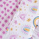 Ver imagem 5 de Edredom Kidsteem Solteiro Dupla Face Micropercal Rainbow - 100% Poliéster