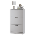 Ver imagem 1 de Sapateira Vertical Branca 3 Portas Basculantes Organizador de Calçados até 20 Pares Compacta