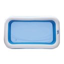 Ver imagem 4 de Piscina Inflável Retangular Azul 712 Litros 210 cm PVC com Bomba VG+ VG Plus