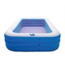 Piscina Inflável Retangular Azul 712 Litros 210 cm PVC com Bomba VG+ VG Plus - 3