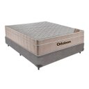 Ver imagem 1 de Cama Base Casal Cinza Colchão Molas Ensacadas Airtech Springpocket 138x188 - Ortobom