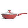 Wok com Tampa 28x8 3.4l C.l Optima Brinox - 1