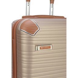 Malas para Viagem Polo King ABS com Frasqueira Champanhe - 1871 - 4