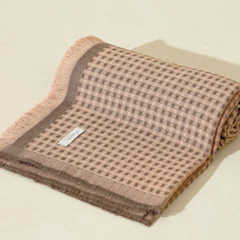 Manta Sofá e Cama Decorativa, Algodão Piquet, 1,60m X 2,00m | Formah