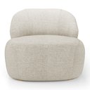 Ver imagem 7 de Poltrona Decorativa Living Kaya Orgânica Linho Bege Claro - Desk Design