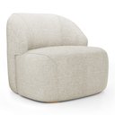 Ver imagem 1 de Poltrona Decorativa Living Kaya Orgânica Linho Bege Claro - Desk Design