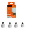 Kit 4 Soquete Adaptadore Inteligente E-27 100w Bivolt Foxlux - 3
