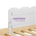 Ver mais imagens de Beliche Montessoriana com Escada Lateral, LED e Escorregador New Garden Casatema MadeiraOriginals Marrom/Branco