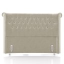 Ver imagem 6 de Cabeceira Cama Box Casal Queen 160cm Dust P02 Veludo Bege - Mpozenato
