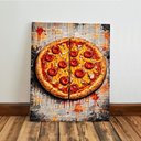 Ver imagem 7 de Kit 3 Quadro Decorativo Fast Food Hot Dog Hambúrguer Pizza 40x28cm
