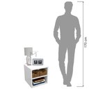 Ver imagem 5 de NICHO QUADRADO PRATELEIRA M13.2020.B 100% MDF (ORGANIZA) MUNDI MOVEIS