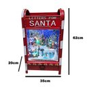 Ver imagem 2 de Caixa de Correio Natal Natalino Papai Noel Som Luz Movimento Arvore Neve Vila Cenario Decoraçao Fest