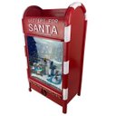 Ver imagem 5 de Caixa de Correio Natal Natalino Papai Noel Som Luz Movimento Arvore Neve Vila Cenario Decoraçao Fest