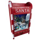 Ver imagem 4 de Caixa de Correio Natal Natalino Papai Noel Som Luz Movimento Arvore Neve Vila Cenario Decoraçao Fest
