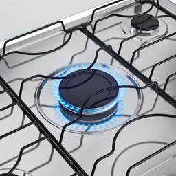 Fogão 5 Bocas Preto com Mesa Inox Atlas Mônaco Top Bivolt - 7