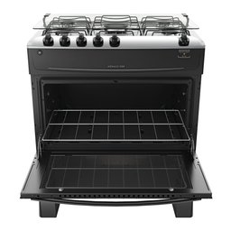 Fogão 5 Bocas Preto com Mesa Inox Atlas Mônaco Top Bivolt - 3