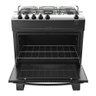 Fogão 5 Bocas Preto com Mesa Inox Atlas Mônaco Top Bivolt - 3