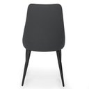 Ver imagem 6 de Kit 6 Cadeiras de Jantar Estofada Torino Design Italiano Costuras Geométricas Base em Metal - Bege-