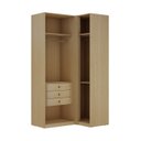 Ver imagem 3 de Conjunto de Closet Modulado de Canto com 3 Gavetas Infinity Genialflex
