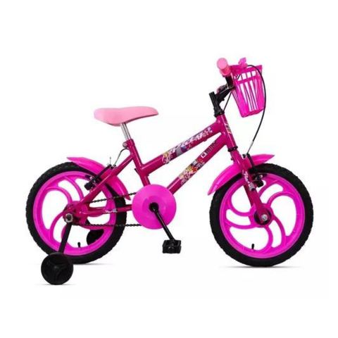 Bicicleta Infantil Aro 16 Feminina Criança - Ello Bike Cor:rosa