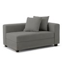 Ver imagem 1 de Recamier Divã Aspen 1,60m Veludo Grafite - Clique Decoraçõesações