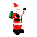 Ver imagem 5 de Enfeite Natal Papai Noel Inflável Grande 1,30m Ar Livre Bivolt