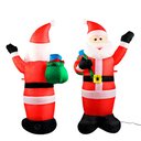Ver imagem 1 de Enfeite Natal Papai Noel Inflável Grande 1,30m Ar Livre Bivolt