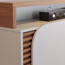 Ver imagem 5 de Home Theater 2 Portas para Tv's até 65" Jurerê - Off White Matte / Freijó