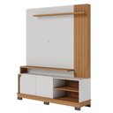 Ver mais imagens de Home Theater 2 Portas para Tv's até 65" Jurerê - Off White Matte / Freijó