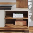 Ver imagem 6 de Home Theater 2 Portas para Tv's até 65" Jurerê - Off White Matte / Freijó