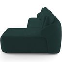 Ver imagem 7 de Sofá 4 Lugares com Chaise Direito Sala Living 288cm Arlo F04 Veludo Verde - Lyam Decor