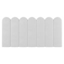 Ver imagem 3 de Painel Cabeceira Cama Box Casal King Size Lana 195cm Sintético Branco - Desk Design