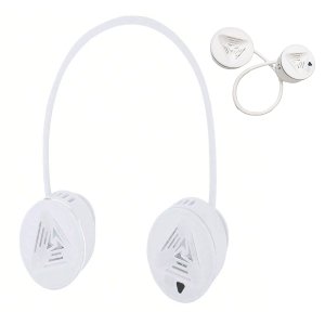 Ventilador de Pescoço 5 Velocidades Esporte Bateria Recarregavel Usb Flexivel Ajustavel Atividade Ao
