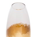 Ver imagem 3 de Vaso Decorativo em Vidro com Detalhe Dourado 33cm 22069 Mart