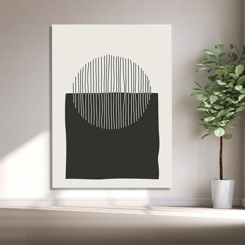 Quadro Decorativo Tela Canvas Abstrato Conceito Cubismo Abstrato - 180x120 Cm - 4
