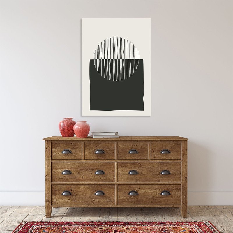 Quadro Decorativo Tela Canvas Abstrato Conceito Cubismo Abstrato - 180x120 Cm - 5