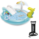 Ver imagem 1 de Piscina Playground Jacaré 160l com Bomba de Ar Manual Intex