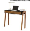 Ver imagem 4 de Aparador Buffet Maragogi com Porta Pés em Madeira Cor Preto / Nature - Comprar Moveis em Casa