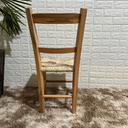 Ver imagem 3 de Cadeira de Palha Colonial Madeira Maciça Selada
