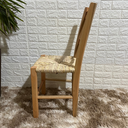 Ver imagem 4 de Cadeira de Palha Colonial Madeira Maciça Selada