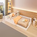 Ver imagem 1 de Cama Infantil Montessoriana Solteiro Cloud:branco