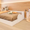 Ver imagem 6 de Cama Infantil Montessoriana Solteiro Cloud:branco